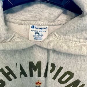 💚💗 Champion Gray Hoodie